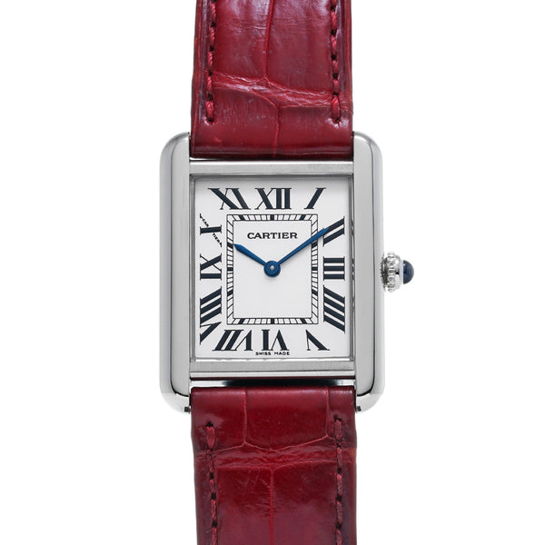 CARTIER カルティエ タンクソロ SM W1018255 レディース 腕時計 クォーツ Aランク 中古 銀蔵