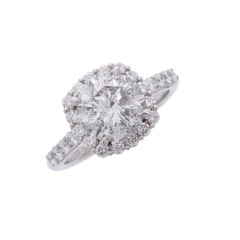 K.UNO ケイウノ ダイヤリング 2.23ct 0.48ct 9号 レディース Pt900プラチナ リング・指輪 Aランク 中古 銀蔵