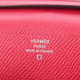 HERMES エルメス ベアンスフレ タッチ フランボワーズ Z刻印(2021年頃) ユニセックス アリゲーター ヴォーエプソン 長財布 Bランク 中古 銀蔵