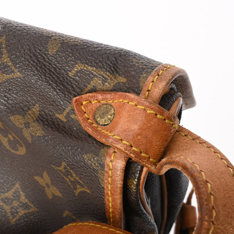 LOUIS VUITTON ルイヴィトン モノグラム ソミュール 30 ブラウン M42256 レディース モノグラムキャンバス ショルダーバッグ Bランク 中古 銀蔵