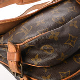 LOUIS VUITTON ルイヴィトン モノグラム ソミュール 30 ブラウン M42256 レディース モノグラムキャンバス ショルダーバッグ Bランク 中古 銀蔵