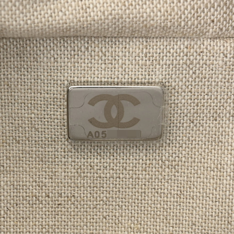 CHANEL シャネル ドーヴィル ボーリングバッグ 2WAY ブルー A92749 レディース キャンバス ハンドバッグ Aランク 中古 銀蔵