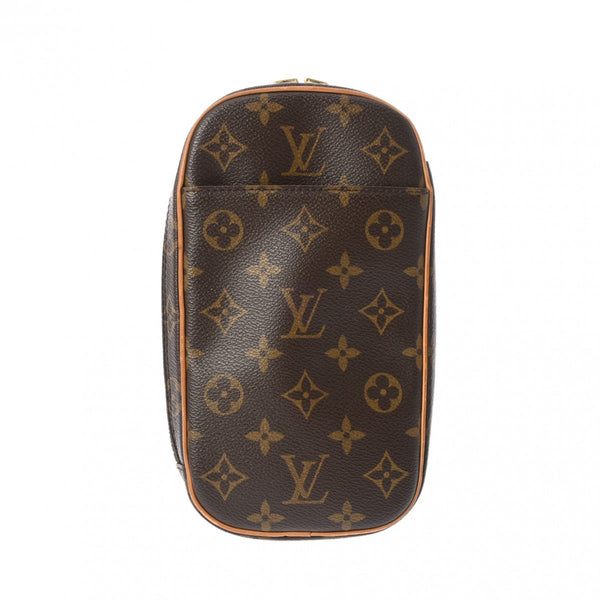 LOUIS VUITTON ルイヴィトン モノグラム ポシェットガンジュ ブラウン M51870 メンズ モノグラムキャンバス ボディバッグ ABランク 中古 銀蔵