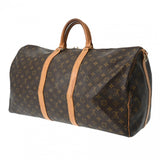 LOUIS VUITTON ルイヴィトン モノグラム キーポル バンドリエール 55 ブラウン M41414 ユニセックス モノグラムキャンバス ボストンバッグ Bランク 中古 銀蔵