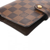 LOUIS VUITTON ルイヴィトン ダミエ アジェンダ PM ブラウン R20700 ユニセックス ダミエキャンバス 手帳カバー Aランク 中古 銀蔵
