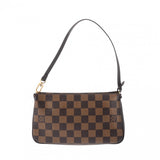 LOUIS VUITTON ルイヴィトン ダミエ ナヴォナ ブラウン N51983 レディース ダミエキャンバス アクセサリーポーチ ABランク 中古 銀蔵