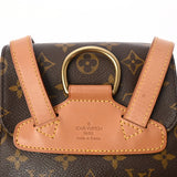 LOUIS VUITTON ルイヴィトン モノグラム モンスリ MM ブラウン M51136 レディース モノグラムキャンバス リュック・デイパック Bランク 中古 銀蔵