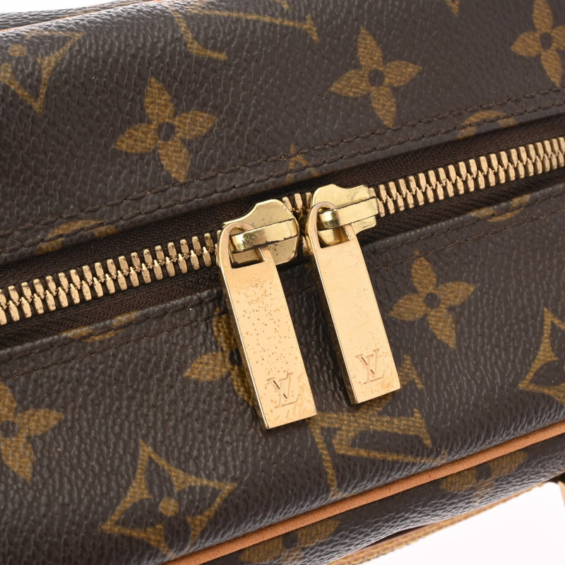 LOUIS VUITTON ルイヴィトン モノグラム シテ MM ブラウン M51182 レディース モノグラムキャンバス ハンドバッグ Bランク 中古 銀蔵