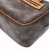 LOUIS VUITTON ルイヴィトン モノグラム シテ MM ブラウン M51182 レディース モノグラムキャンバス ハンドバッグ Bランク 中古 銀蔵