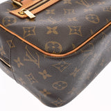 LOUIS VUITTON ルイヴィトン モノグラム シテ MM ブラウン M51182 レディース モノグラムキャンバス ハンドバッグ Bランク 中古 銀蔵