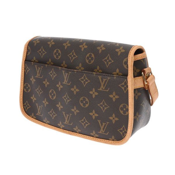 LOUIS VUITTON ルイヴィトン モノグラム ソローニュ ブラウン M42250 レディース モノグラムキャンバス ショルダーバッグ Bランク 中古 銀蔵