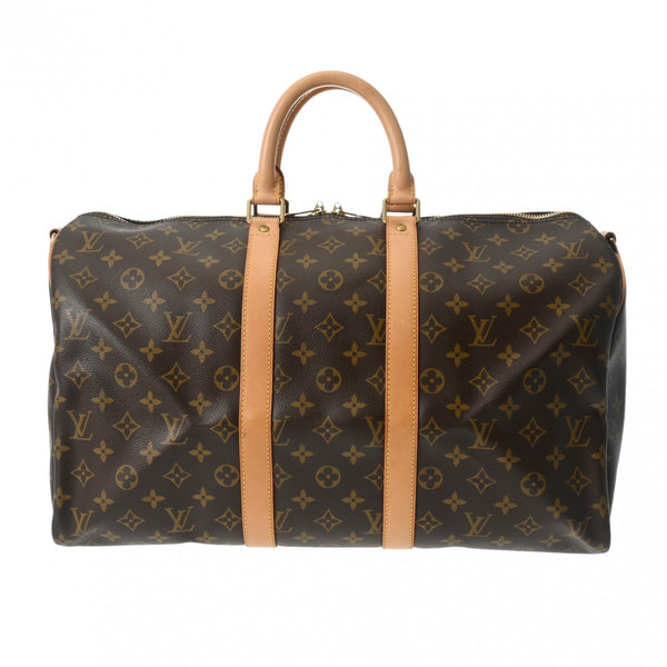 LOUIS VUITTON ルイヴィトン モノグラム キーポル バンドリエール 45 2WAY ブラウン M41418 ユニセックス モノグラムキャンバス ボストンバッグ Aランク 中古 銀蔵