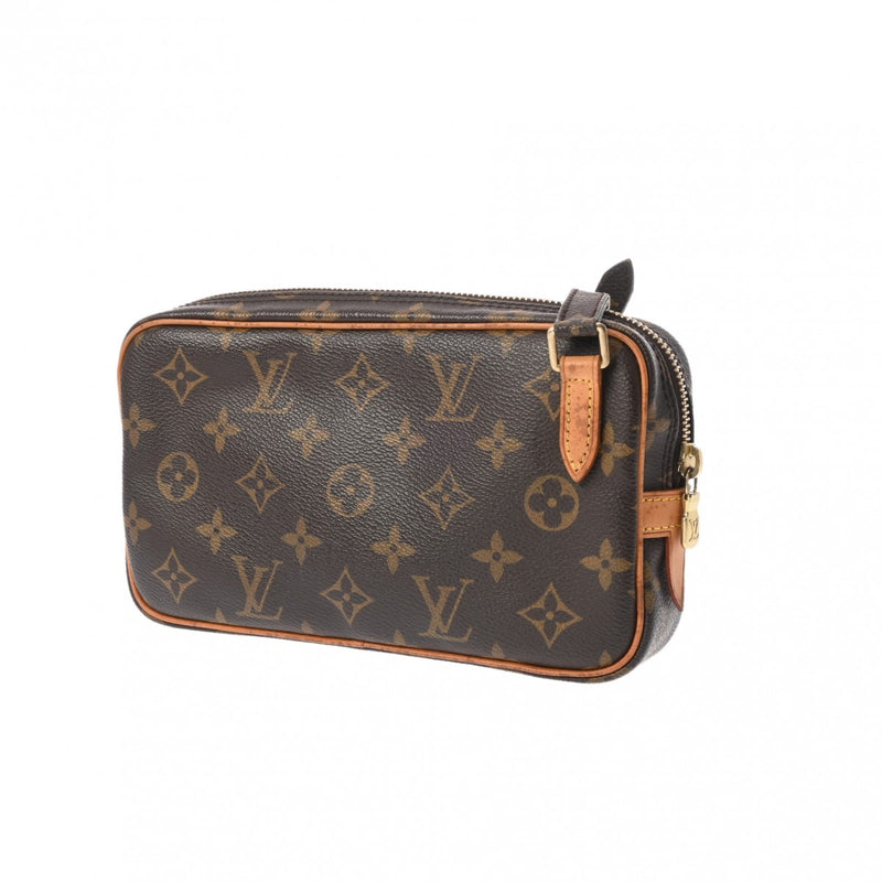 LOUIS VUITTON ルイヴィトン モノグラム マルリーバンドリエール ブラウン M51828 レディース モノグラムキャンバス ショルダーバッグ Bランク 中古 銀蔵