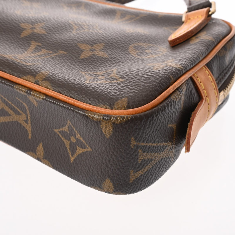 LOUIS VUITTON ルイヴィトン モノグラム マルリーバンドリエール ブラウン M51828 レディース モノグラムキャンバス ショルダーバッグ Bランク 中古 銀蔵