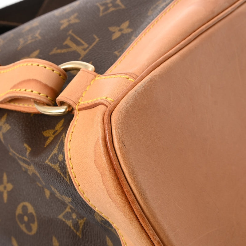 LOUIS VUITTON ルイヴィトン モノグラム モンスリ GM ブラウン M51135 レディース モノグラムキャンバス リュック・デイパック Bランク 中古 銀蔵