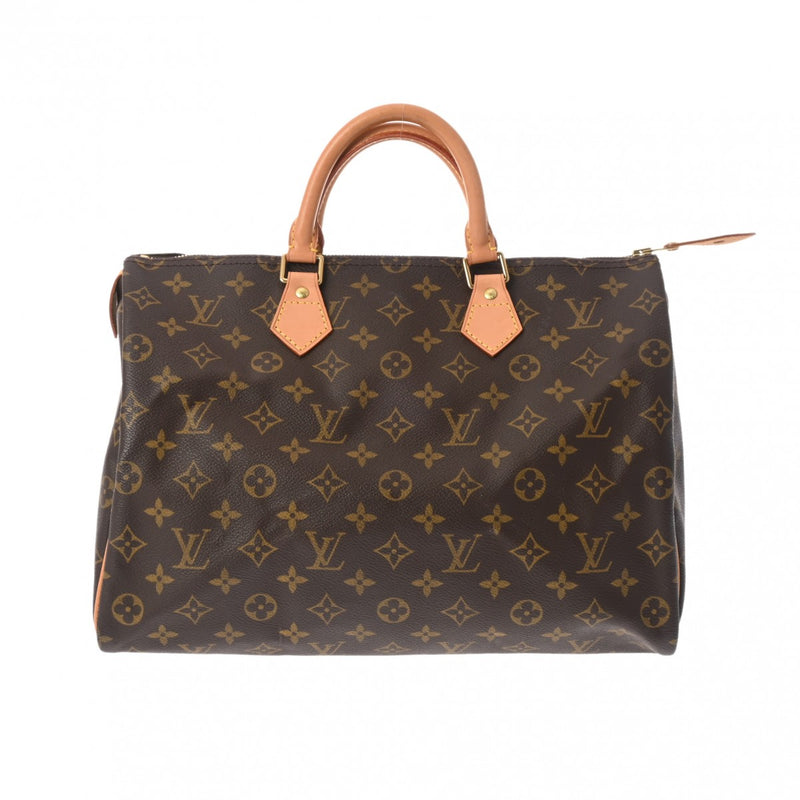 LOUIS VUITTON ルイヴィトン モノグラム スピーディ 35 ブラウン M41524 レディース モノグラムキャンバス ハンドバッグ ABランク 中古 銀蔵