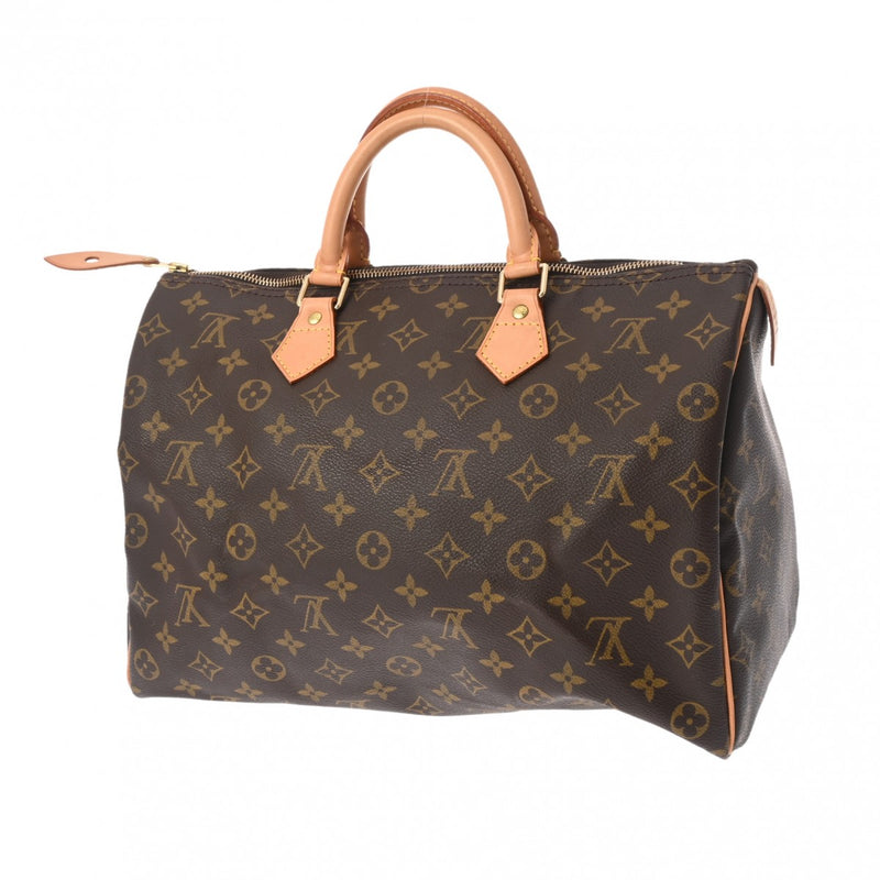 LOUIS VUITTON ルイヴィトン モノグラム スピーディ 35 ブラウン M41524 レディース モノグラムキャンバス ハンドバッグ ABランク 中古 銀蔵