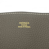 HERMES エルメス ドゥブルセンス 36 リバーシブル エタン/ブルーニュイ D刻印(2019年頃) レディース トリヨンクレマンス トートバッグ 新同 中古 銀蔵