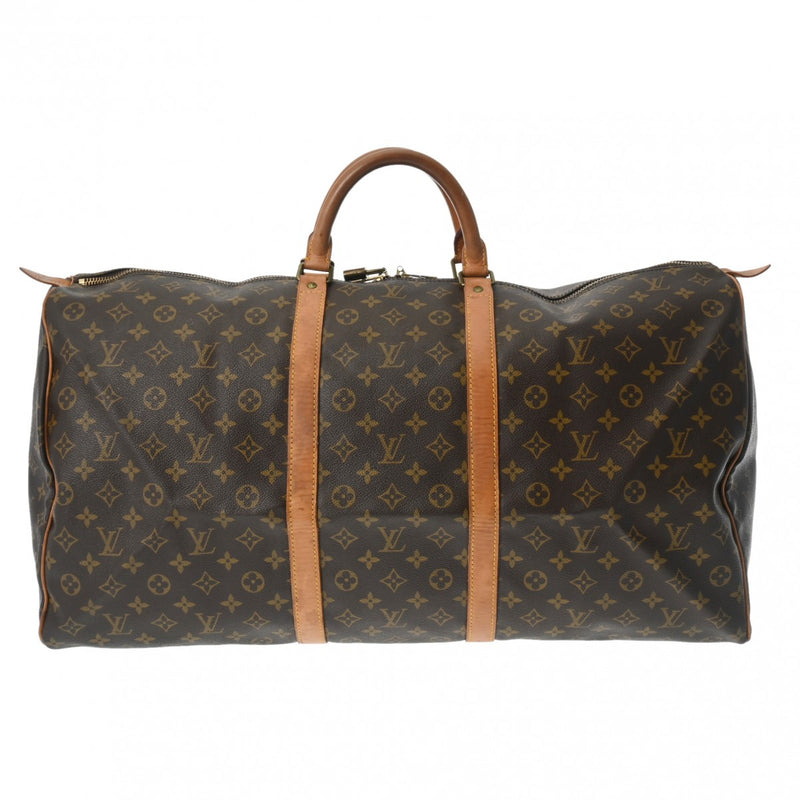 LOUIS VUITTON ルイヴィトン モノグラム キーポル 60 ブラウン M41422 ユニセックス モノグラムキャンバス ボストンバッグ Bランク 中古 銀蔵