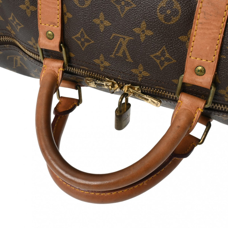 LOUIS VUITTON ルイヴィトン モノグラム キーポル 60 ブラウン M41422 ユニセックス モノグラムキャンバス ボストンバッグ Bランク 中古 銀蔵