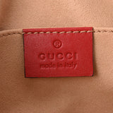 GUCCI グッチ GGマーモント ベルトバッグ レッド 476434 レディース レザー ボディバッグ Aランク 中古 銀蔵