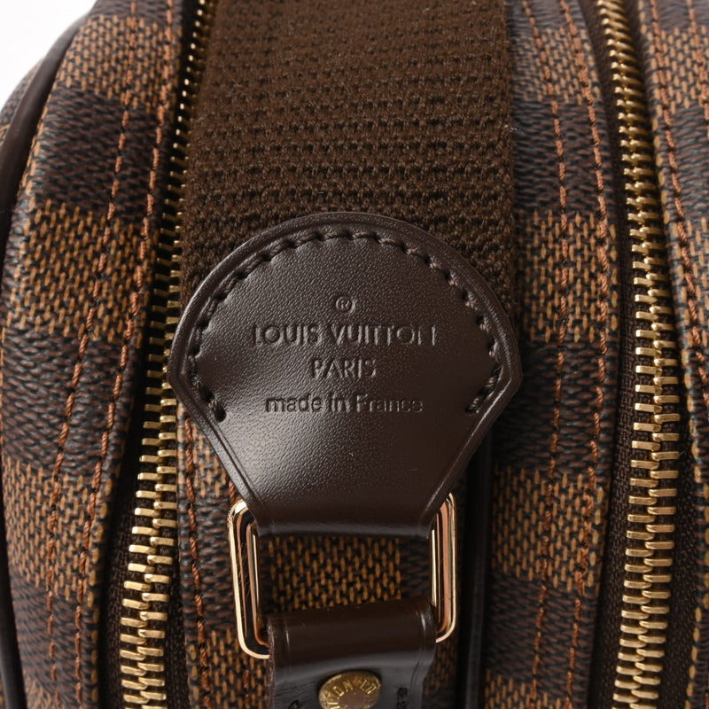 LOUIS VUITTON ルイヴィトン ダミエ リポーター PM SPオーダー ブラウン N45253 ユニセックス ダミエキャンバス ショルダーバッグ Aランク 中古 銀蔵