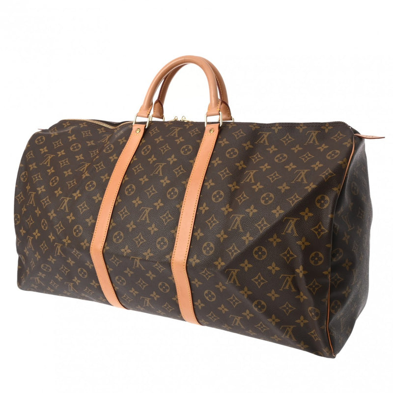 LOUIS VUITTON ルイヴィトン モノグラム キーポル 60 ブラウン M41422 ユニセックス モノグラムキャンバス ボストンバッグ ABランク 中古 銀蔵