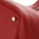 HERMES エルメス ピコタンロック PM ルージュグレナ □P刻印(2012年頃) レディース トリヨンクレマンス ハンドバッグ ABランク 中古 銀蔵