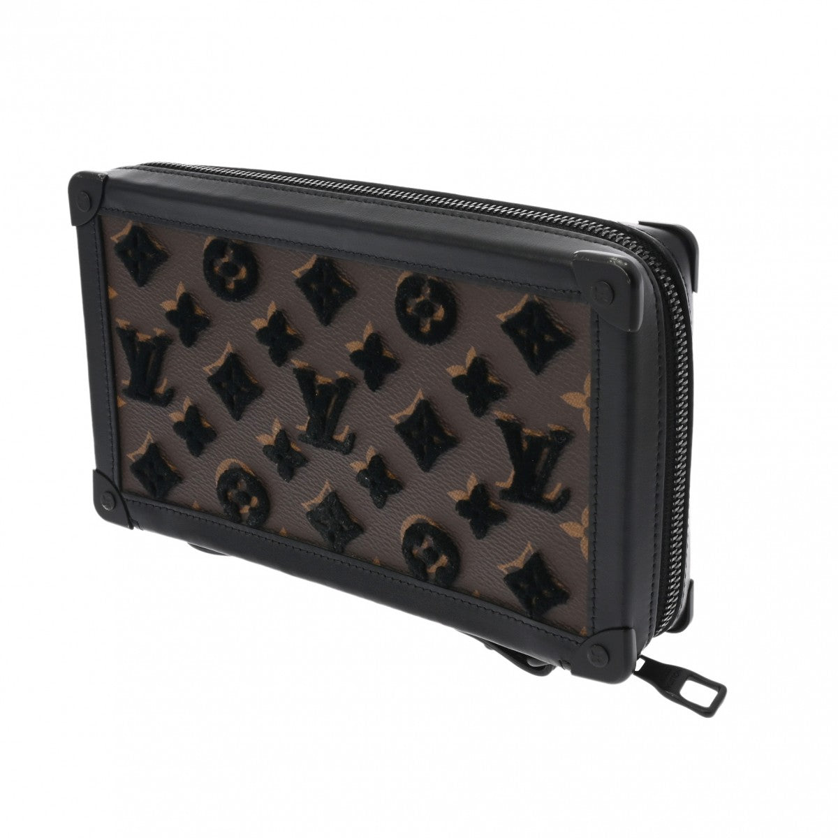 ルイヴィトンタフタージュ ソフトトランククラッチ 14145 ブラウン メンズ モノグラムキャンバス セカンドバッグ M45061 LOUIS  VUITTON 中古 – 銀蔵オンライン