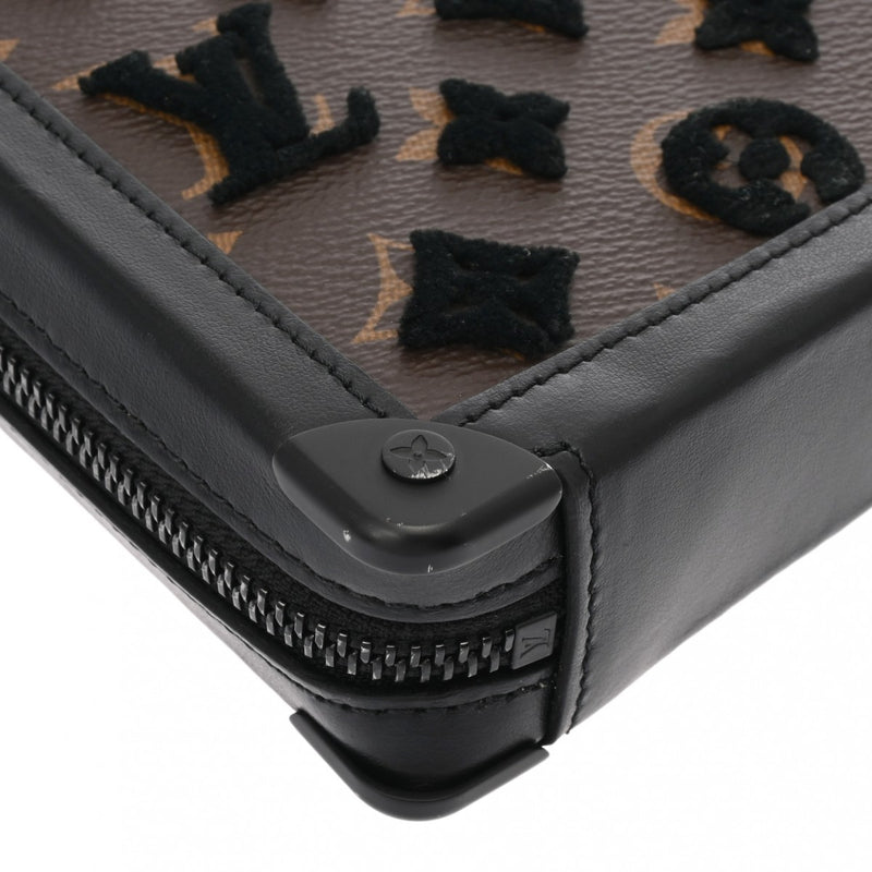 LOUIS VUITTON ルイヴィトン モノグラム タフタージュ ソフトトランククラッチ ブラウン M45061 メンズ モノグラムキャンバス セカンドバッグ ABランク 中古 銀蔵