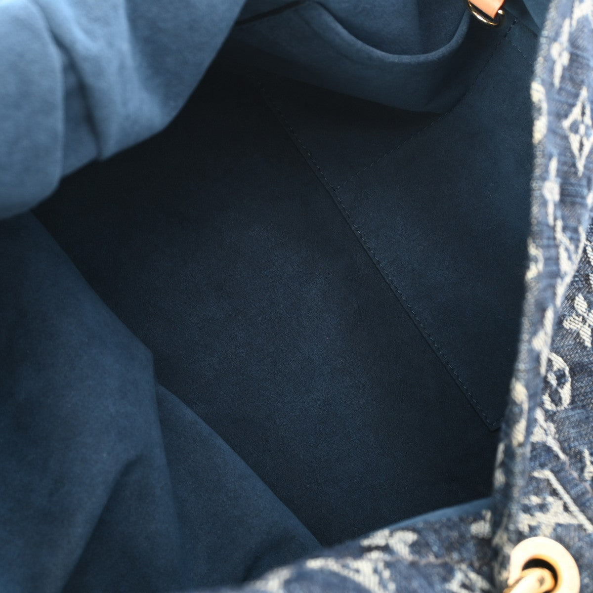 ルイヴィトンデイリーGM 14146 ブルー レディース モノグラムデニム