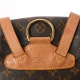 LOUIS VUITTON ルイヴィトン モノグラム モンスリ MM ブラウン M51136 レディース モノグラムキャンバス リュック・デイパック Bランク 中古 銀蔵