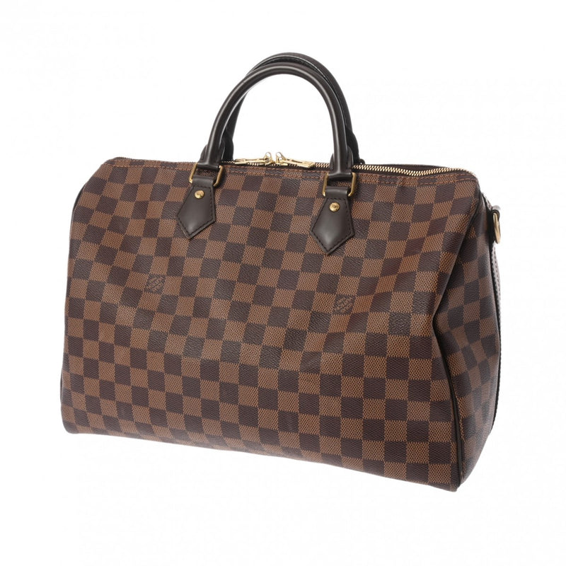 LOUIS VUITTON ルイヴィトン ダミエ スピーディバンドリエール 35 ブラウン N41182 レディース ダミエキャンバス ハンドバッグ ABランク 中古 銀蔵