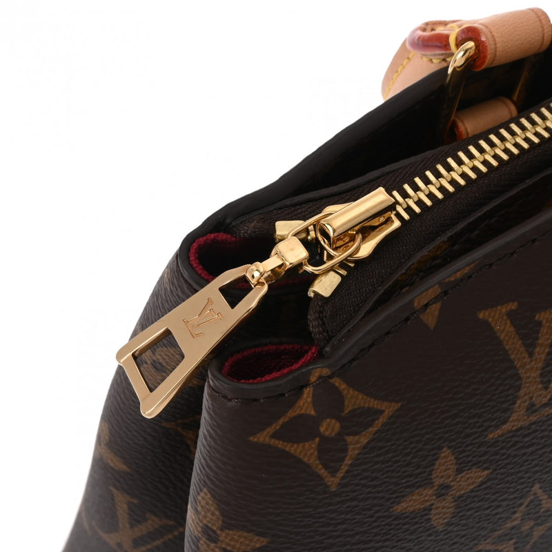 LOUIS VUITTON ルイヴィトン モノグラム プティパレ PM ブラウン レディース モノグラムキャンバス ハンドバッグ Aランク 中古 銀蔵