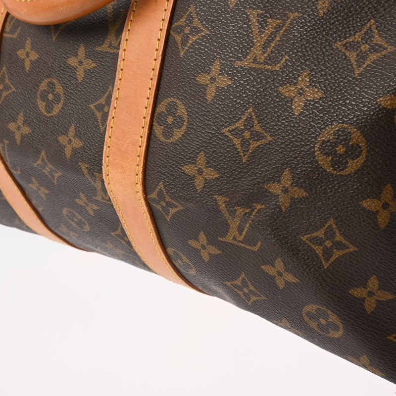 LOUIS VUITTON ルイヴィトン モノグラム キーポル 45 ブラウン M41428 ユニセックス モノグラムキャンバス ボストンバッグ Bランク 中古 銀蔵