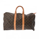 LOUIS VUITTON ルイヴィトン モノグラム キーポル 45 ブラウン M41428 ユニセックス モノグラムキャンバス ボストンバッグ Bランク 中古 銀蔵