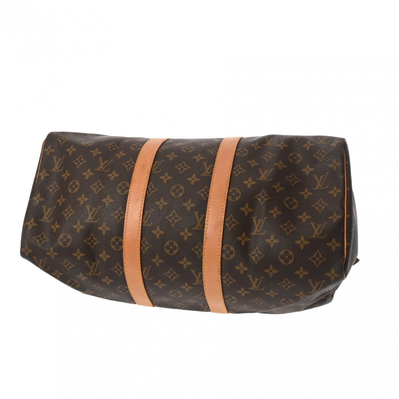 LOUIS VUITTON ルイヴィトン モノグラム キーポル 45 ブラウン M41428 ユニセックス モノグラムキャンバス ボストンバッグ Bランク 中古 銀蔵