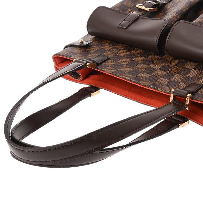 LOUIS VUITTON ルイヴィトン ダミエ ユゼス ブラウン N51128 レディース ダミエキャンバス トートバッグ Aランク 中古 銀蔵