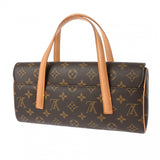 LOUIS VUITTON ルイヴィトン モノグラム ソナチネ  ブラウン M51902 レディース モノグラムキャンバス ハンドバッグ ABランク 中古 銀蔵