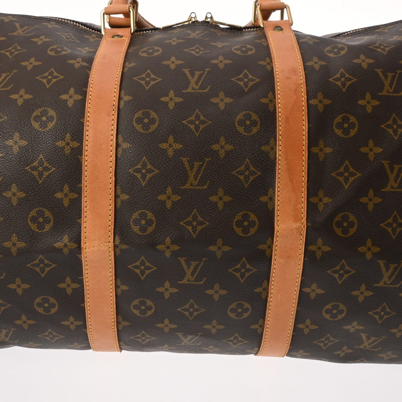 LOUIS VUITTON ルイヴィトン モノグラム キーポル バンドリエール 60 ブラウン M41412 ユニセックス モノグラムキャンバス ボストンバッグ Bランク 中古 銀蔵