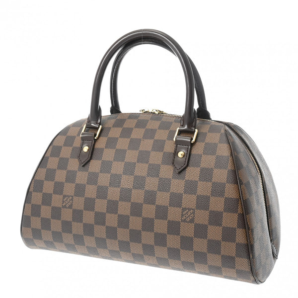 LOUIS VUITTON ルイヴィトン ダミエ リベラ MM ブラウン N41434 レディース ダミエキャンバス ハンドバッグ ABランク 中古 銀蔵