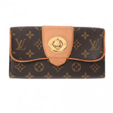 LOUIS VUITTON ルイヴィトン モノグラム ポルトフォイユ ボエシ ブラウン M63220 レディース モノグラムキャンバス 長財布 Bランク 中古 銀蔵