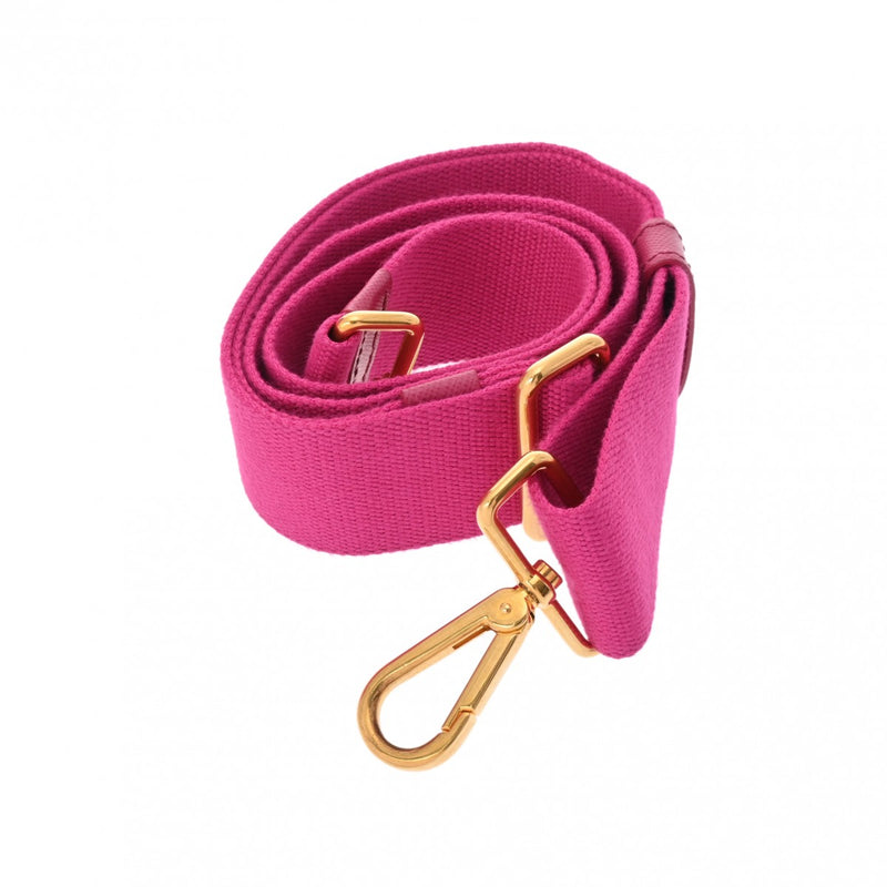 PRADA プラダ カナパ トート ピンク レディース キャンバス ハンドバッグ ABランク 中古 銀蔵