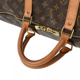 LOUIS VUITTON ルイヴィトン モノグラム キーポル 55 ブラウン M41424 ユニセックス モノグラムキャンバス ボストンバッグ Bランク 中古 銀蔵