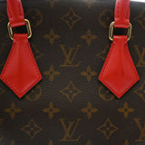 LOUIS VUITTON ルイヴィトン モノグラム フェニックス PM ブラウン/コクリコ M41537 レディース モノグラムキャンバス ハンドバッグ Bランク 中古 銀蔵