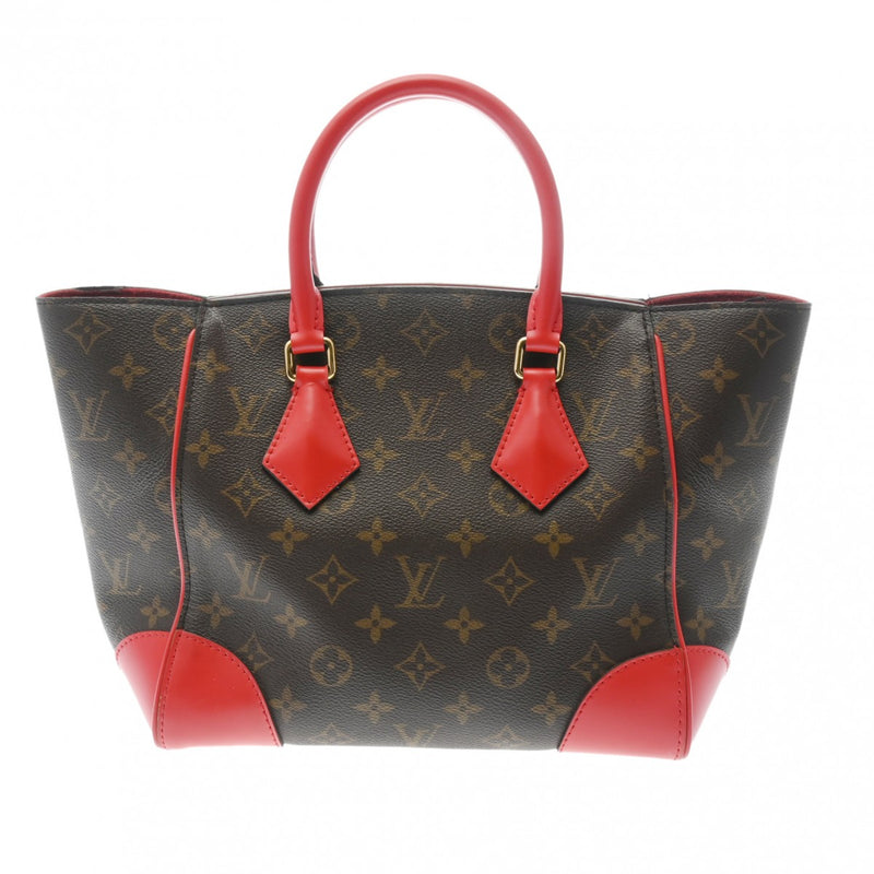 LOUIS VUITTON ルイヴィトン モノグラム フェニックス PM ブラウン/コクリコ M41537 レディース モノグラムキャンバス ハンドバッグ Bランク 中古 銀蔵