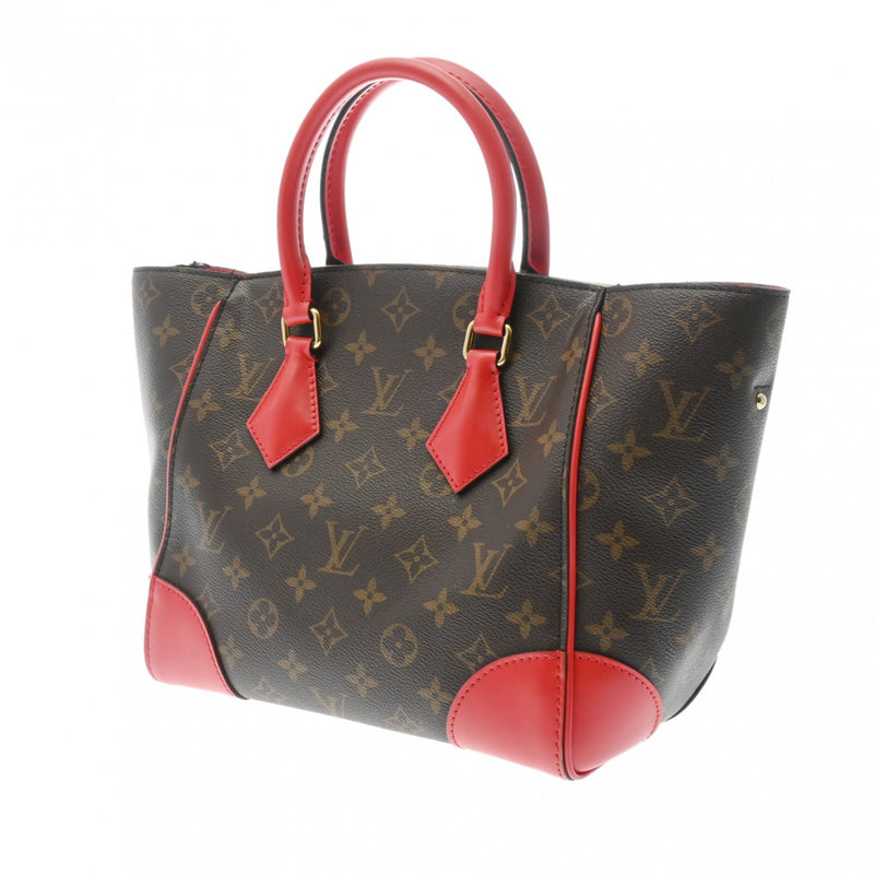 LOUIS VUITTON ルイヴィトン モノグラム フェニックス PM ブラウン/コクリコ M41537 レディース モノグラムキャンバス ハンドバッグ Bランク 中古 銀蔵