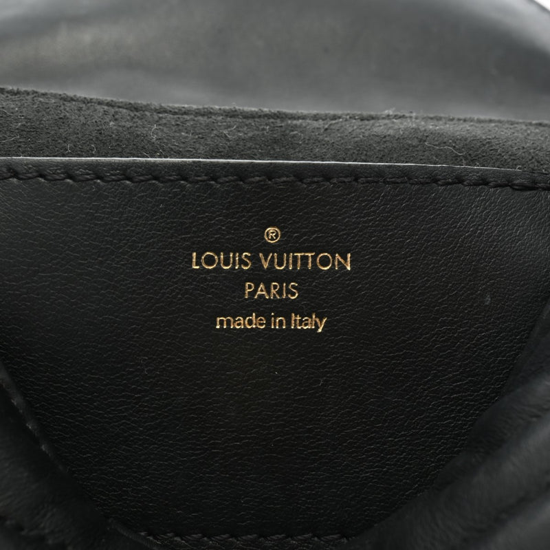 LOUIS VUITTON ルイヴィトン ニューウェーブ ミュルティポシェット ブラック M56461 レディース カーフレザー ショルダーバッグ Bランク 中古 銀蔵