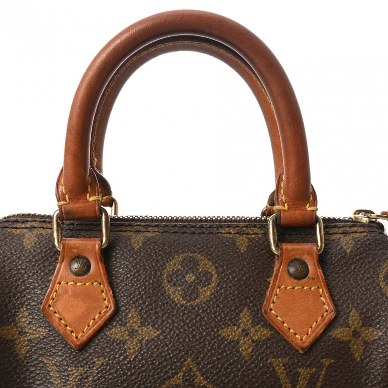 LOUIS VUITTON ルイヴィトン モノグラム ミニ スピーディ 2WAY ブラウン M41534 レディース モノグラムキャンバス ハンドバッグ Bランク 中古 銀蔵