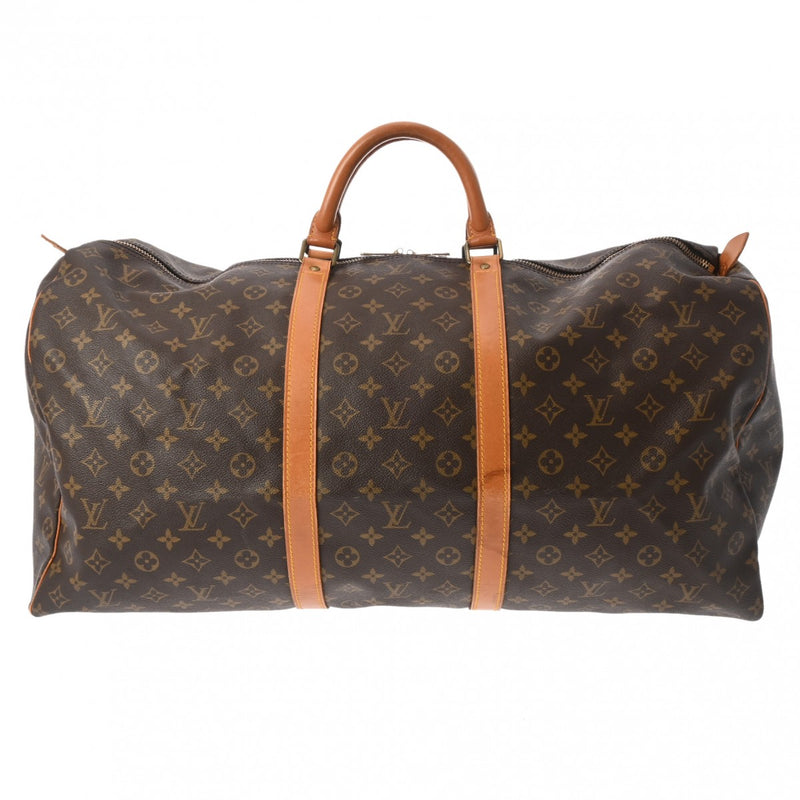 LOUIS VUITTON ルイヴィトン モノグラム キーポル 50 ブラウン M41426 ユニセックス モノグラムキャンバス ボストンバッグ Bランク 中古 銀蔵